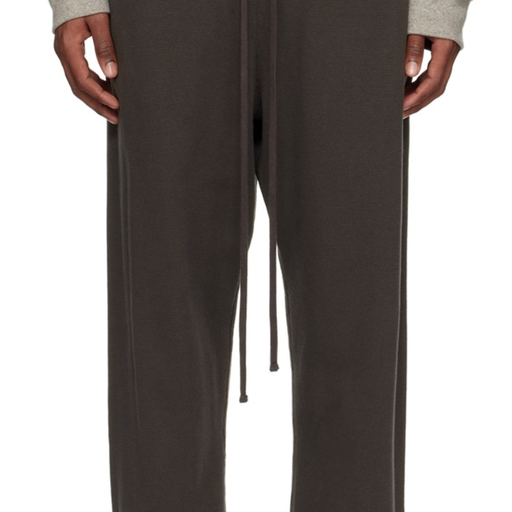 Essentials Gray Joggers with Relaxed Fit and Elastic Waist